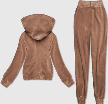 POLAROWY KOMPLET DRESOWY DAMSKI KARMELOWY (YP-1024)