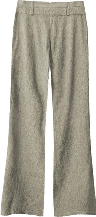 SPODNIE DZWONY CIEMNOBEŻOWE (X2505X)