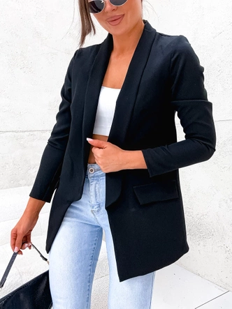 Klasyczna marynarka damska czarna (8259)