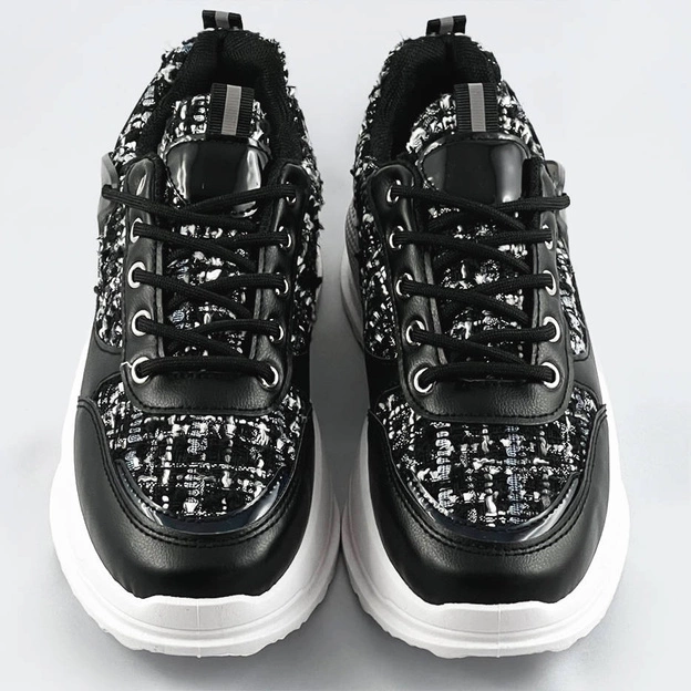 Buty sportowe damskie czarne (7003)