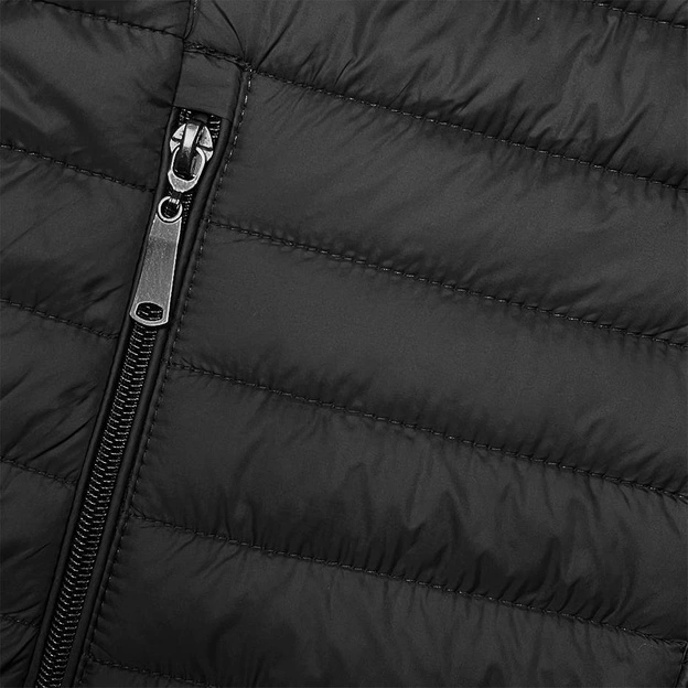 Cienka kamizelka damska ze stójką czarna (16M9072-392)