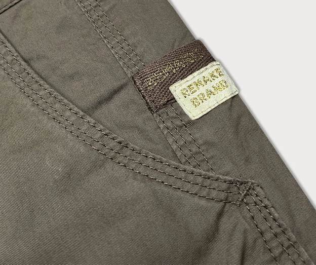 SPODNIE DAMSKIE TYPU CARGO KHAKI (W377)