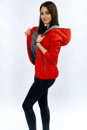 Kurtka z kapturem pomarańczowa (dl011)