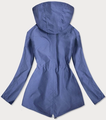 KURTKA DAMSKA KRATKA BURBERRY NIEBIESKA (MM88)