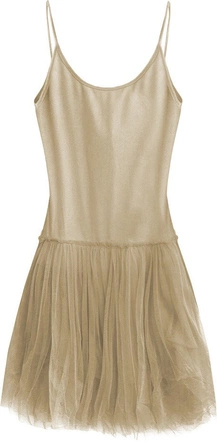 SUKIENKA MINI Z TIULEM CAPPUCCINO (2238)