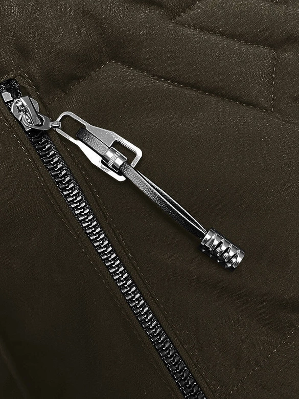 Bezrękawnik damski z kapturem s'west khaki (b8176-11)