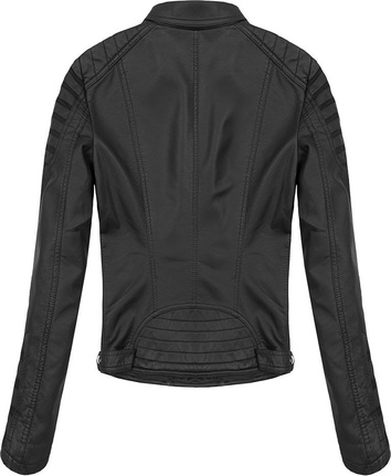 MOTOCYKLOWA RAMONESKA Z PRZESZYCIAMI CZARNA (5266)