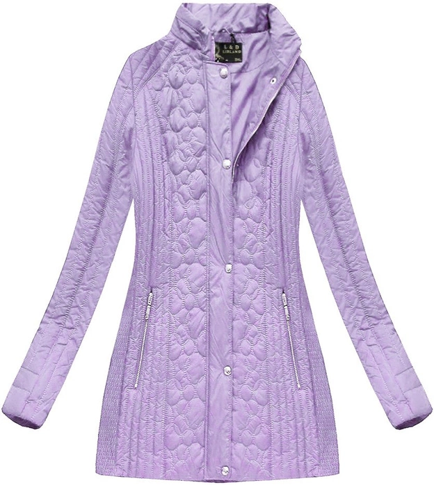 PIKOWANA KURTKA Z KAPTUREM WRZOSOWA (7031BIG)