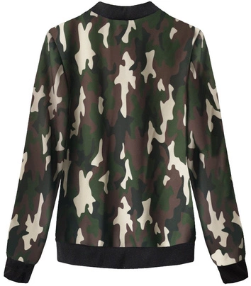 Cienka bluza typu bomber moro (261/1art)