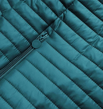 Damska dwustronna kurtka z kapturem morska (sf732)