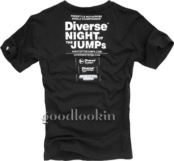 T-SHIRT DIVERSE CZARNY (ATLANTA NOTJ 03)