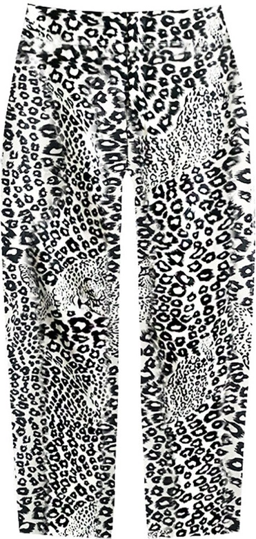 BŁYSZCZĄCE LEGGINSY W PANTERKĘ BIAŁE (331/1ART)