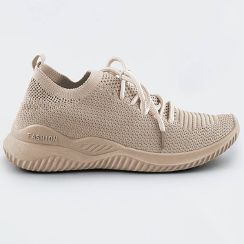 LEKKIE BUTY SPORTOWE DAMSKIE BEŻOWE (XA052)