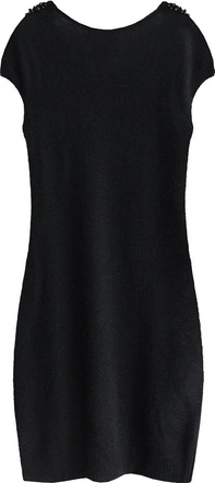 SWETERKOWA TUNIKA CZARNA (1598)