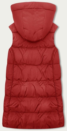 Bezrękawnik damski z kapturem S'West czerwony (B8175-4)