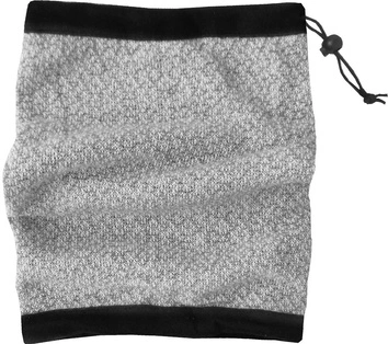 KOMIN 2W1 O MELANŻOWYM WZORZE JASNOSZARY (X2003X)