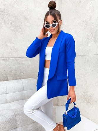 Klasyczna marynarka damska chabrowa (8259)