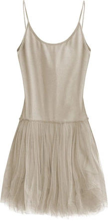 SUKIENKA MINI Z TIULEM BEŻOWA (2238)