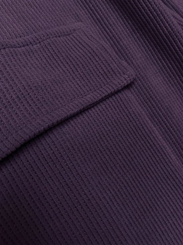 Casualowy komplet ze spodniami typu cargo fioletowy (AMG-338A)