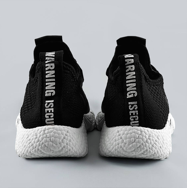 Miękkie buty sportowe damskie czarne (blx-002)