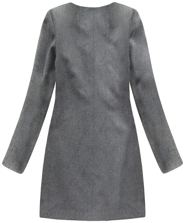 MINIMALISTYCZNY PŁASZCZ CIEMNOSZARY (172/1ART)