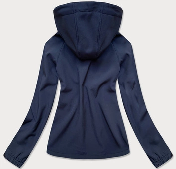 SPORTOWA KURTKA DAMSKA TYPU SOFTSHELL GRANATOWA (HH027)