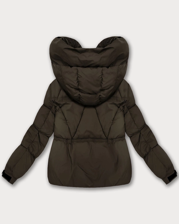 Przejściowa kurtka damska oversize S'West brązowa (B2003-48)