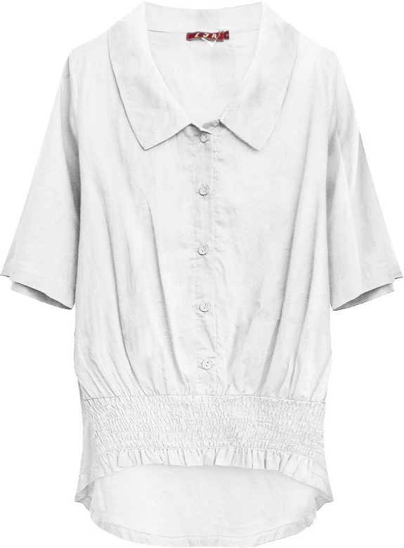 ASYMETRYCZNA KOSZULA BIAŁA (1164)