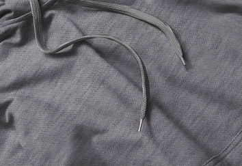 Cienka damska bluza kangurka ciemny szary  (W06-5)