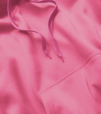 Damska bluza dresowa ciemny róż (W02-19)