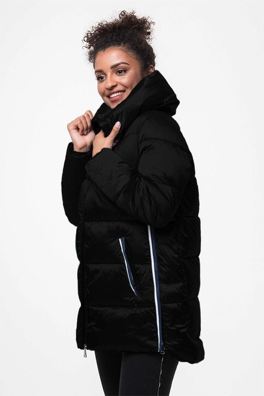 KURTKA Z LAMPASAMI CZARNA (J9-001)