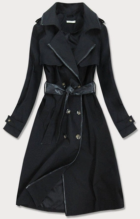 CIENKI PŁASZCZ Z PASKIEM CZARNY (2003)