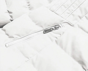 PUCHOWA KURTKA ZIMOWA DAMSKA BIAŁA (16M9061-281)