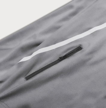 Damska rozpinana bluza ze stójką szara (20320)