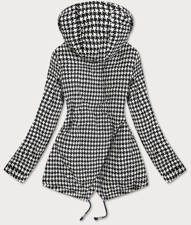 DWUSTRONNA KURTKA DAMSKA GRANATOWO-BIAŁA (XW503BIGX)