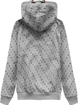 BLUZA Z KAPTUREM SZARA (1911)