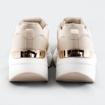 Sportowe buty damskie beżowe (sg-137)