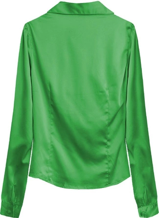 SATYNOWA KOSZULA ZIELONA (1067)