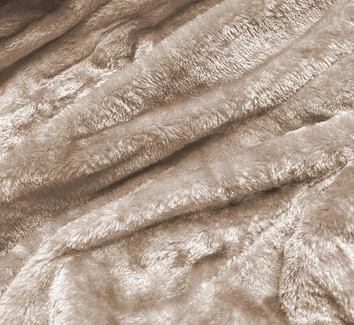 ZIMOWA PARKA DAMSKA Z WSTAWKAMI Z EKOSKÓRY KARMELOWA (2M-21A93)