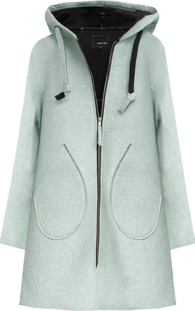 NEOPRENOWY PŁASZCZ MIĘTOWY (015LJ)