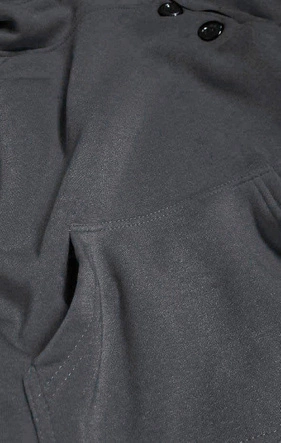 Tunika dresowa z kapturem grafitowa (xamg696ax )