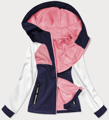SPORTOWA KURTKA DAMSKA TYPU SOFTSHELL GRANATOWA (HD184-4)