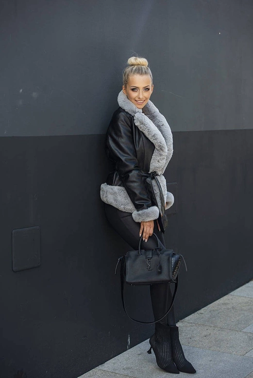 RAMONESKA Z FUTERKIEM CZARNO-SZARA (1905)