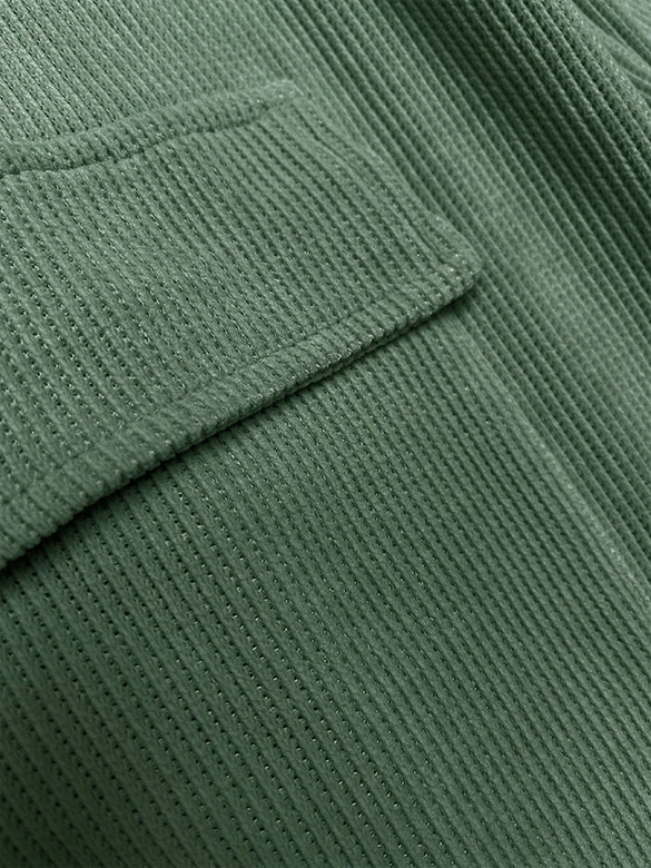 Casualowy komplet ze spodniami typu cargo oliwkowy (AMG-338A)