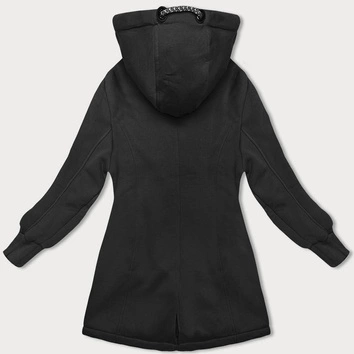 Taliowana bluza damska czarna (AMG-675A)