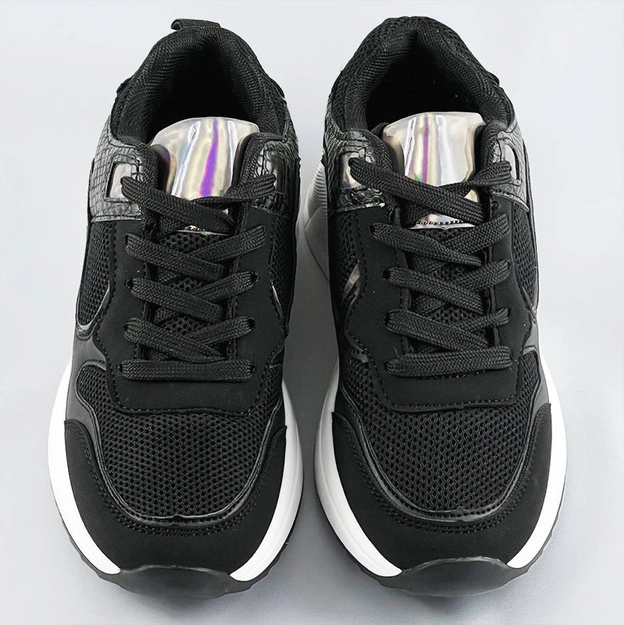 Sportowe buty damskie czarne (6348)