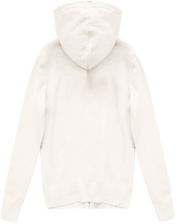 ROZPINANY SWETER Z KAPTUREM ECRU (P101)