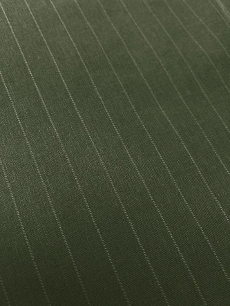 Szerokie spodnie damskie w paseczki zielone (18629)