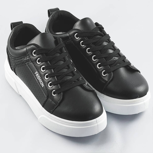Buty sportowe damskie czarne (s221)