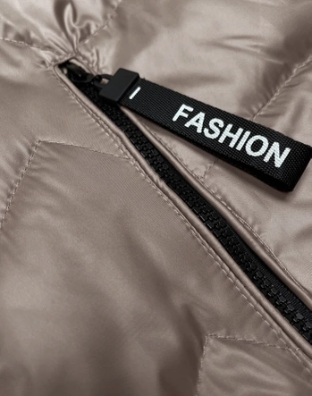 Bezrękawnik damski z odpinanym kapturem S'West cappuccino (B8232-12)